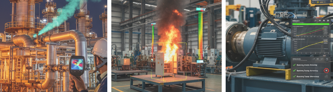 가스 누출부터 화재, 그리고 핵심 설비 상태까지!