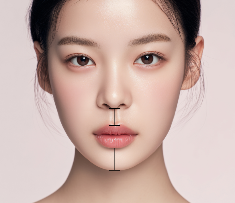 <p style="margin-top:20px;"><span style="font-size: 24px; color: rgb(255, 255, 255);"><strong>1:1비율의 긴 인중</strong></span></p>