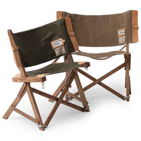 HEKA chair - 'Kaffa' ver. BLACK KHAKI 헤카체어 카파버전 블랙카키