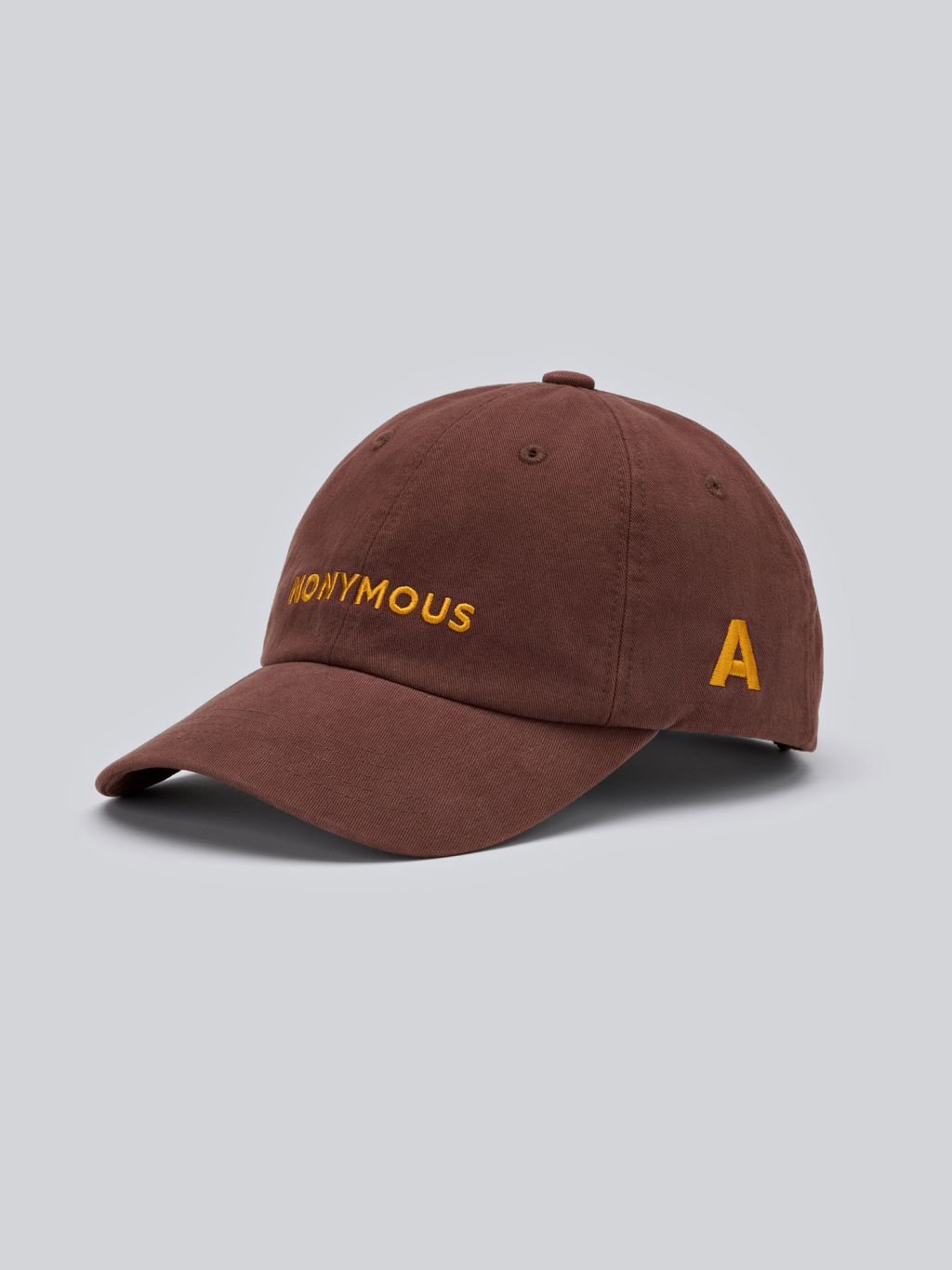 帽子 N!ce cap (BROWN) 25FW_NONYMOUS AA NEW ICONIC PEACHED CAP - BROWN