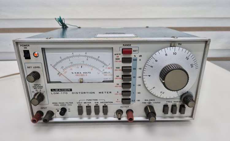 Leader LDM-170 Distortion Meter : 엠아이티솔루션