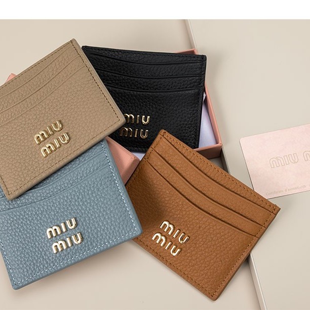 みゆみゆ 미우미우 [MIU MIU] 수입프리이엄급 가죽 카드 지갑 : 명품창고