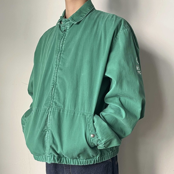 XL) [RARE] POLO RALPH LAUREN RL-92 GREEN SWING TOP JACKET [USA
