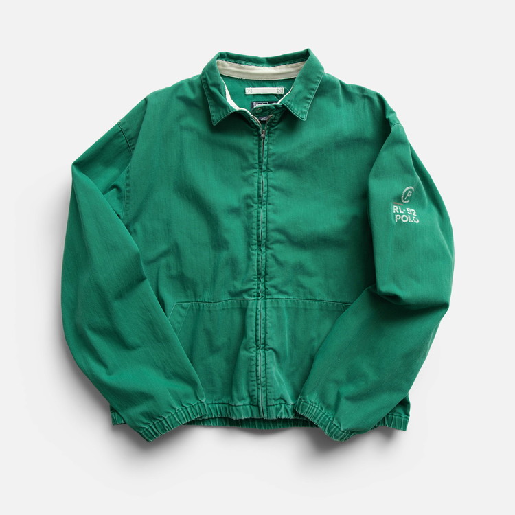 L) [RARE] POLO RALPH LAUREN RL-92 GREEN SWING TOP JACKET [USA MADE