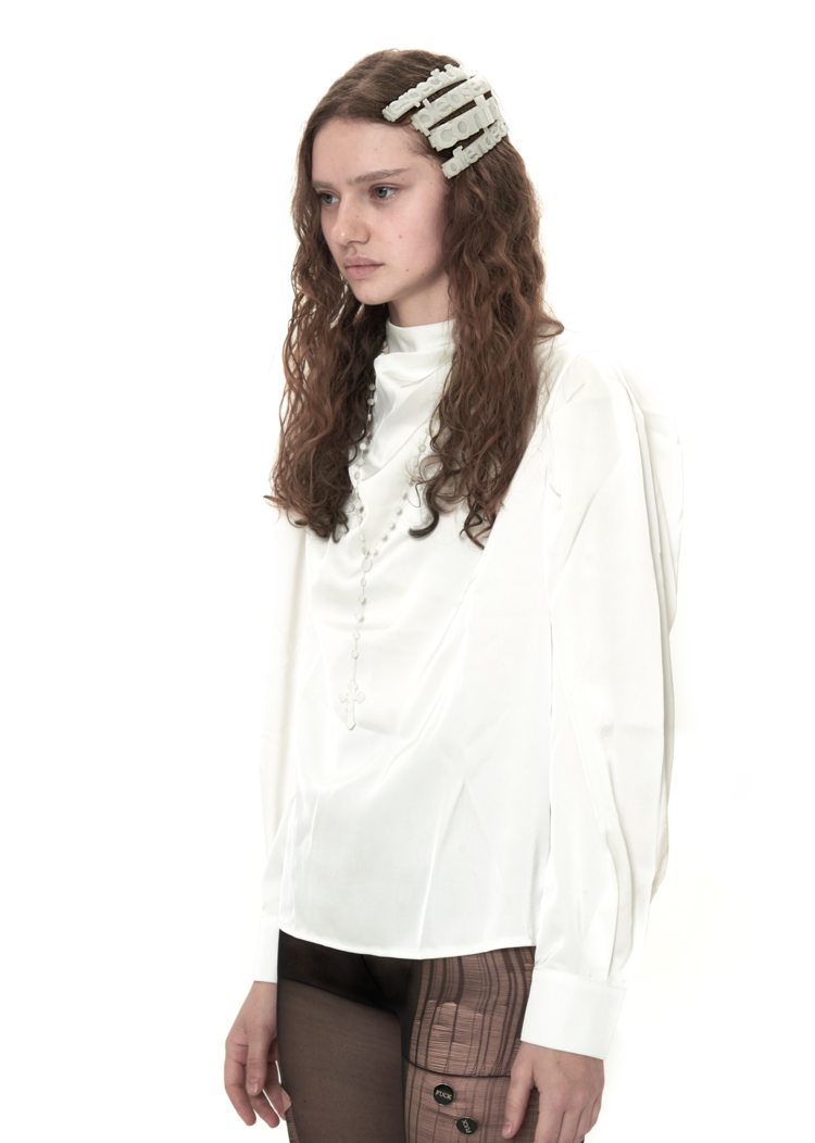 HARD TO GET LEATHER THONG CARD HOLDER IN WHITE : 604SERVICE