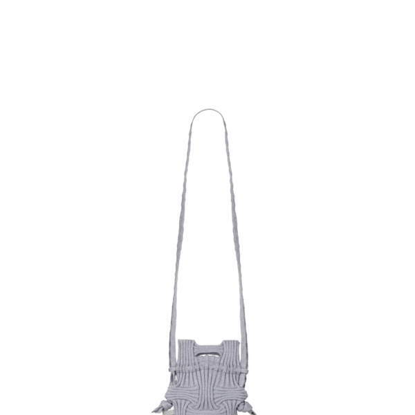 Mini Cross Bow Bag Glitter Silver : PLEATSMAMA: Sustainable