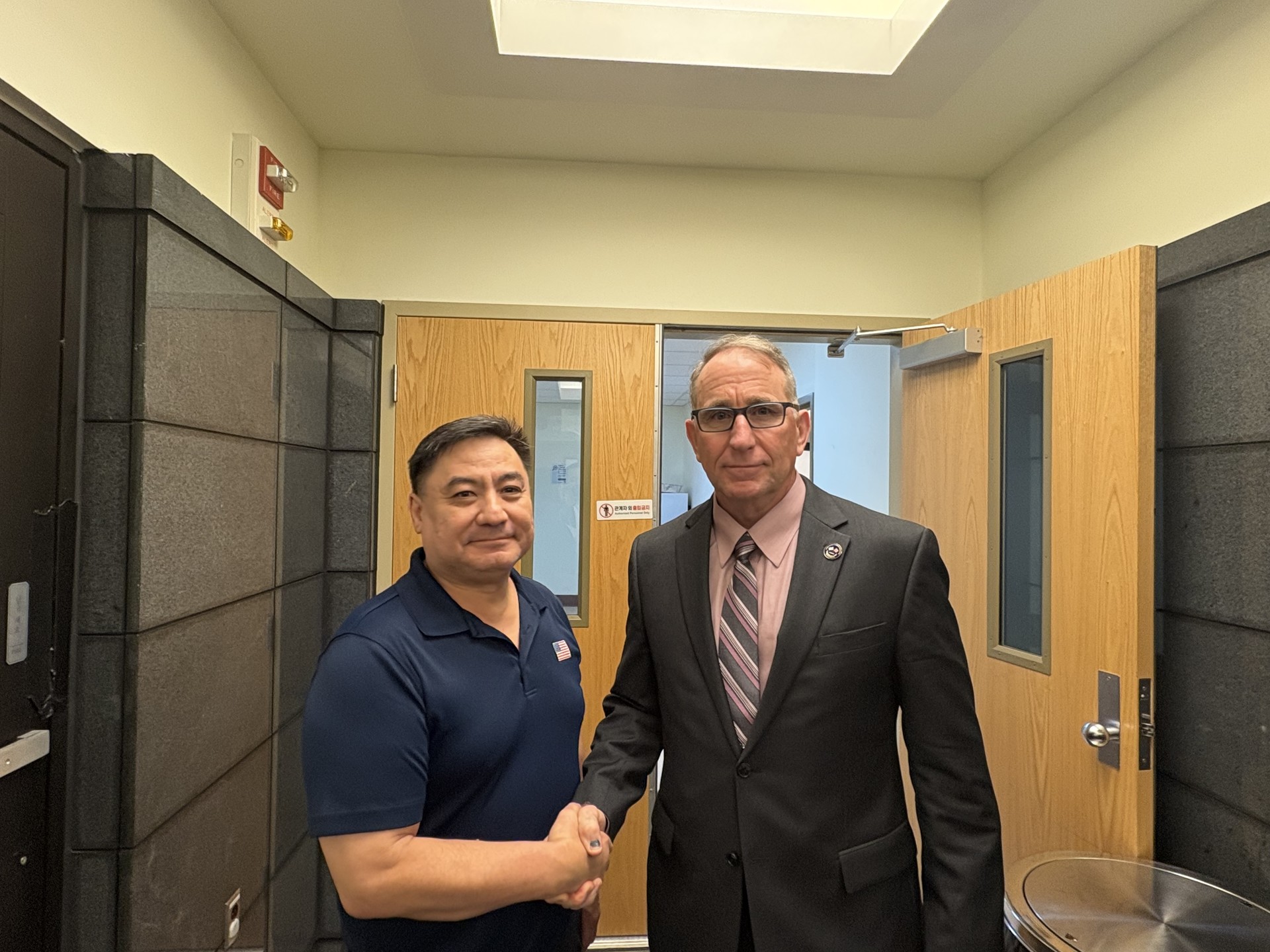 주한미군전우회 회장(에이브람스 전 연합사령관), 주한미군전우회 험프리스 챕터(회장 팀 밀러) 방문 (9.18) 