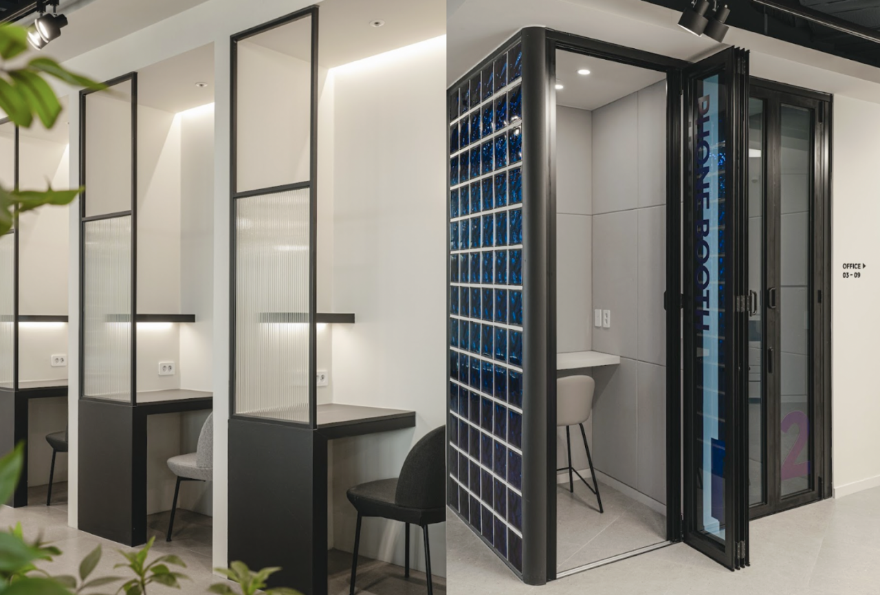 <p style="text-align:top; font-size:16px; margin-top:12px;"> 라운지에서도 ​몰입이 가능한 자유석 & 프라이버시를 위한 폰부스 <br><span style="color:#666;"></span></p>