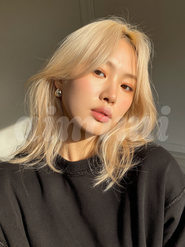 여자 헤어 모델