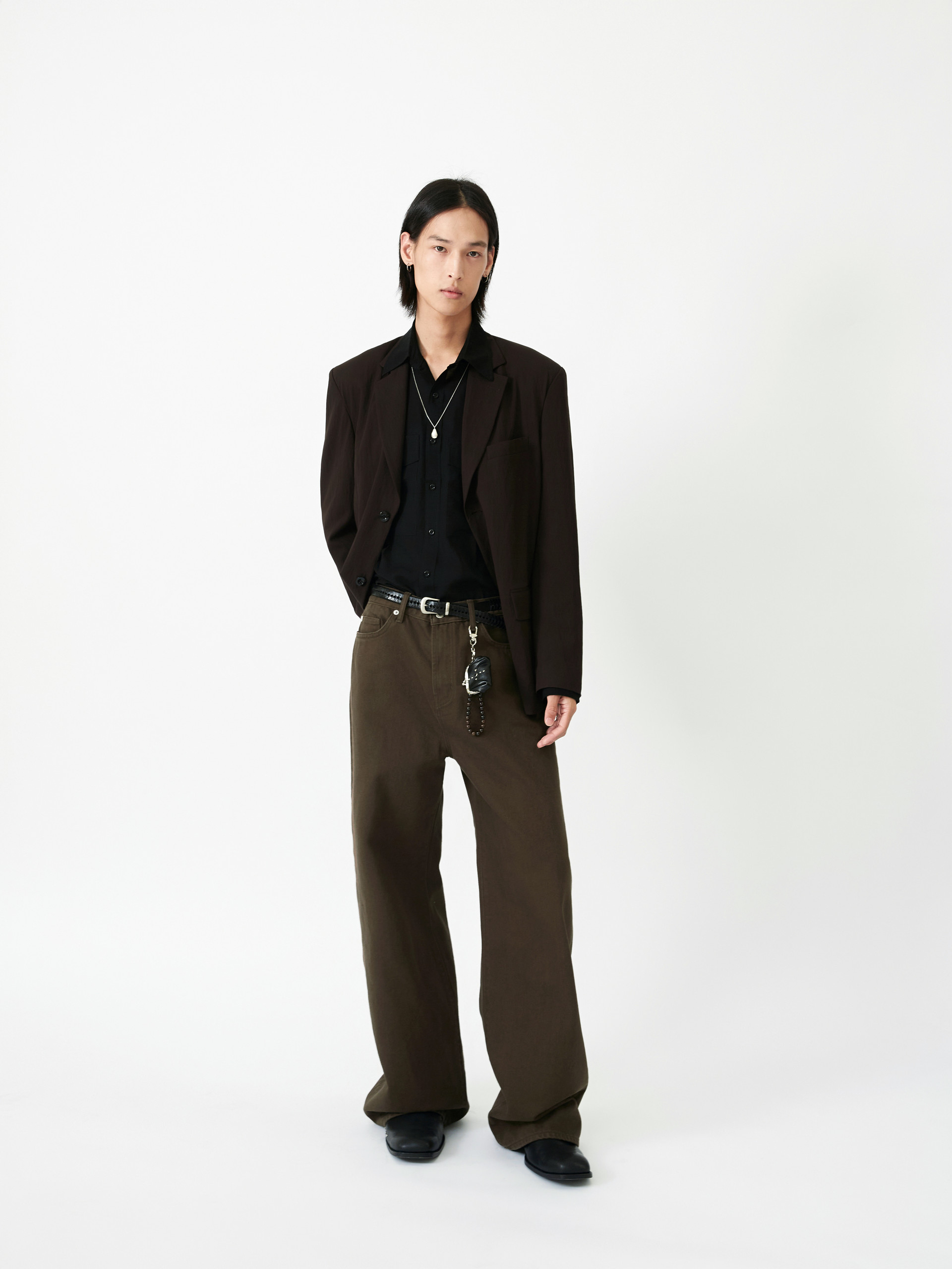 Mariam wide fit jeans brown