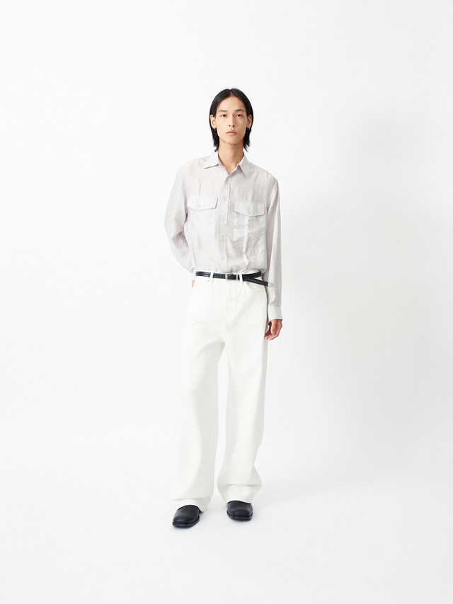 Mariam wide fit jeans white