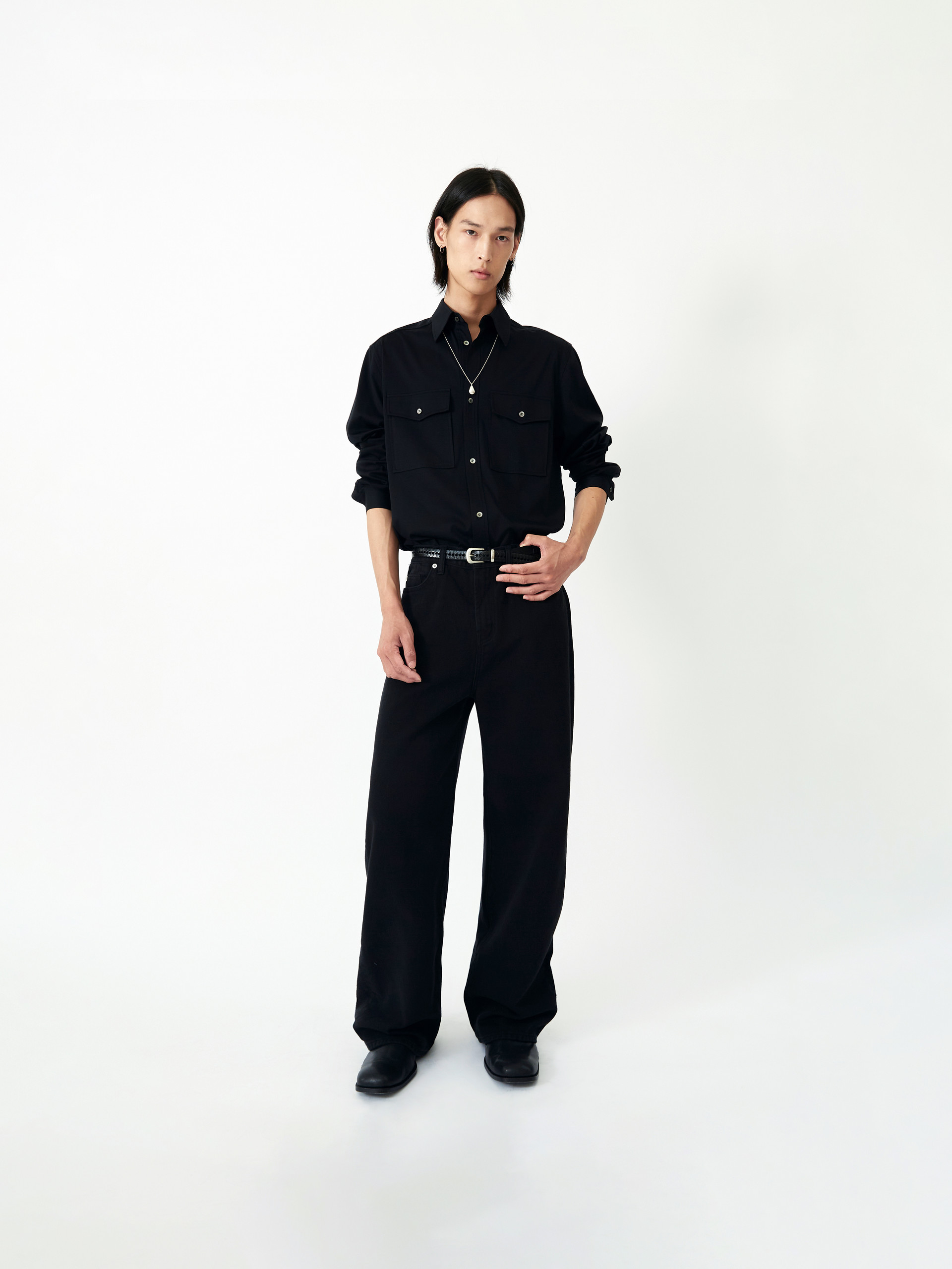 Mariam wide fit jeans black