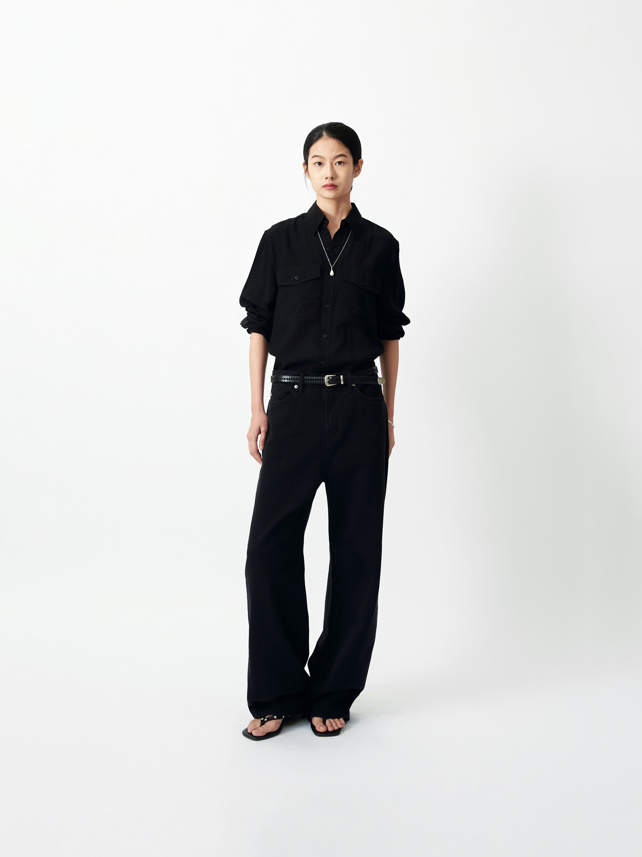 Mariam wide fit jeans black