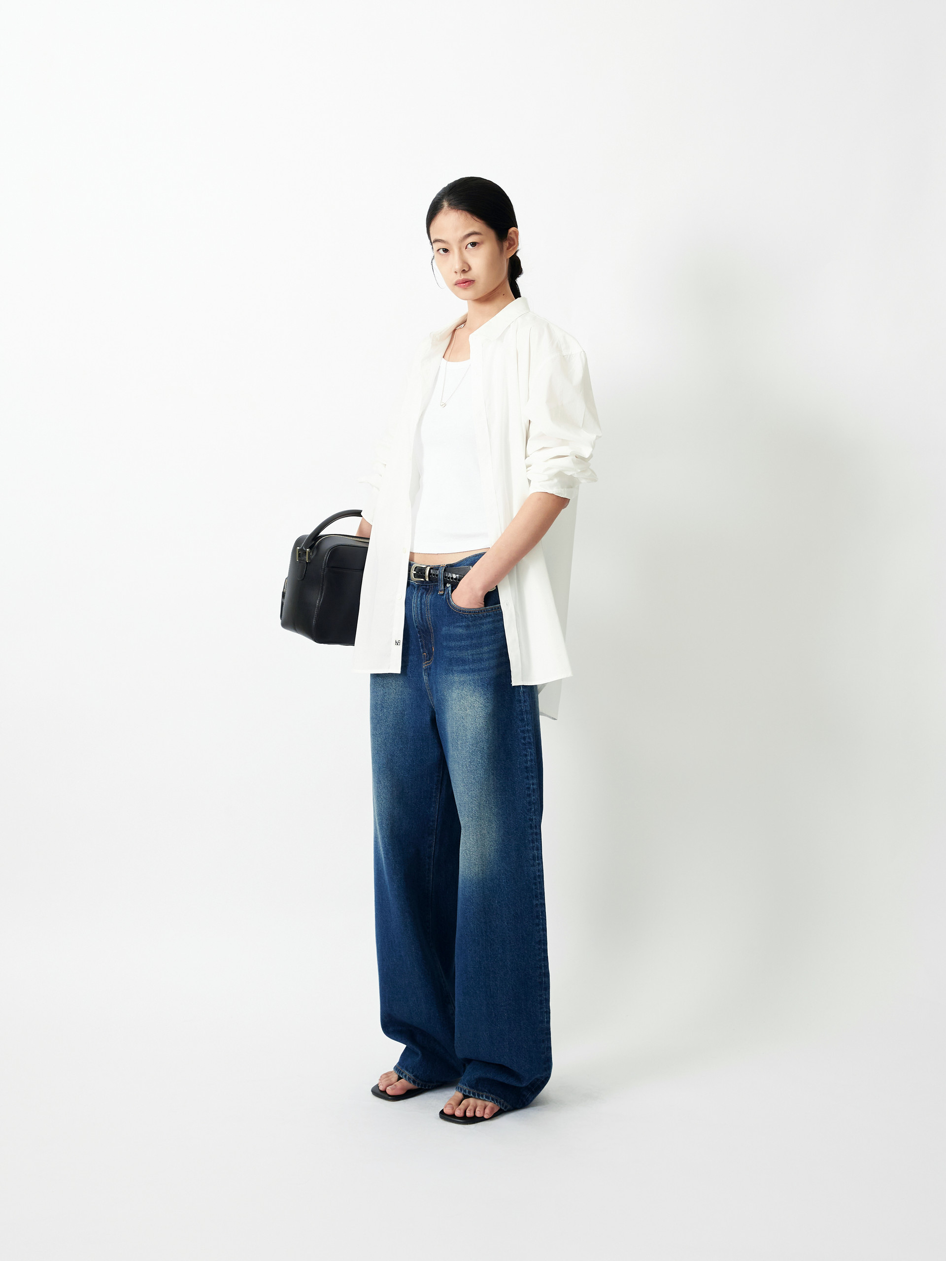 Mariam wide fit jeans vintage blue