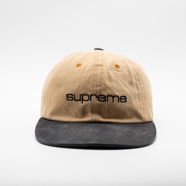 帽子 Supreme Denim Suede Compact Logo 18ss Supreme Denim Suede