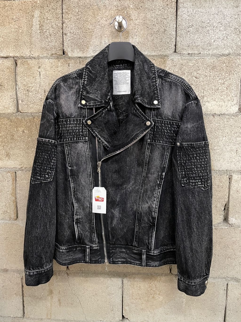 M] Maison Mined Sensual Denim Rider Jacket : EDDYBRO HOUSE