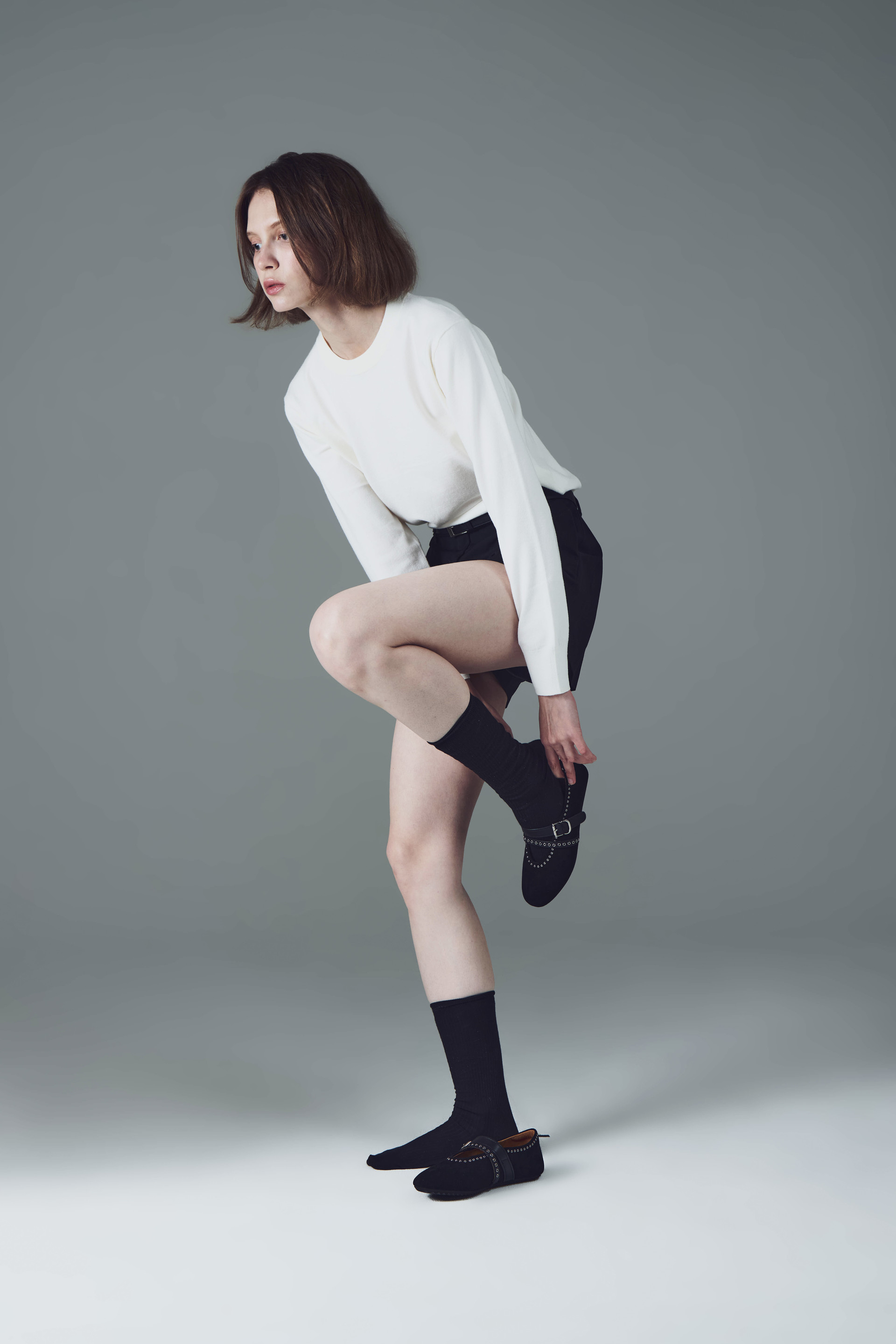 마고 스웨이드 플랫