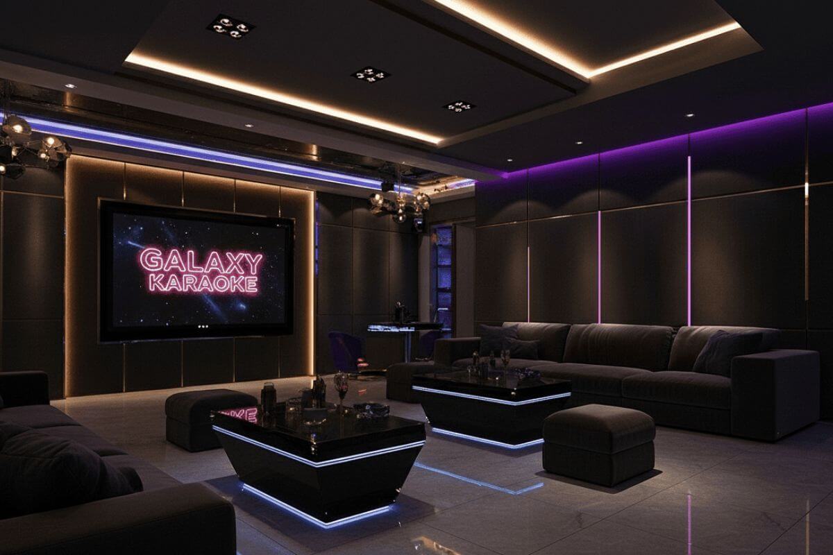 송파 갤럭시 가라오케 메인룸 인테리어