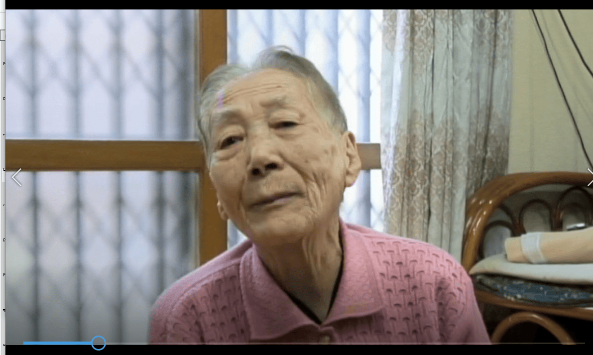 위안소에서 당한 폭행, 그 후유증이 아직까지 지속되고 있음을 말하는 대목 <요시미 요시아키·양노자 면접-2, 05:18 ~07:12>