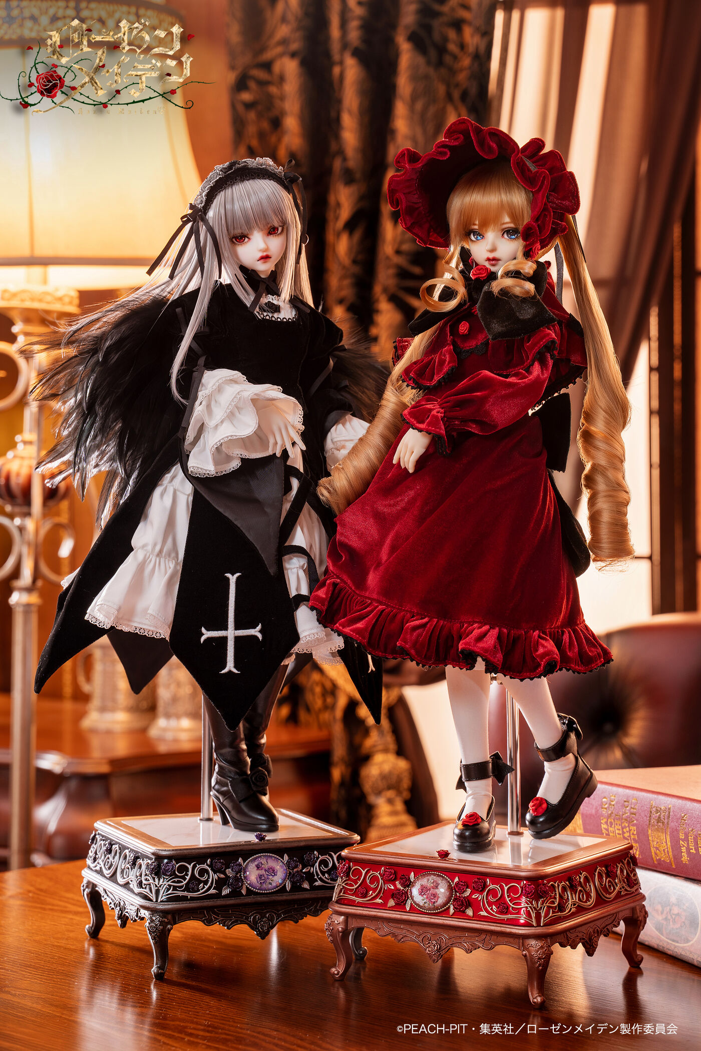 <br>『로젠메이든』 신쿠・스이긴토 돌스탠드 세트