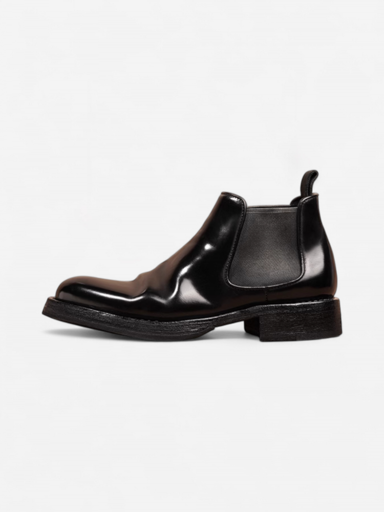 M25010 Cordovan Chelsea Boots (black) Vibram® : MARGIN 마르진
