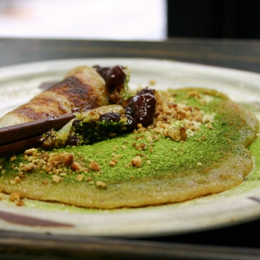 인절미와 팥소스