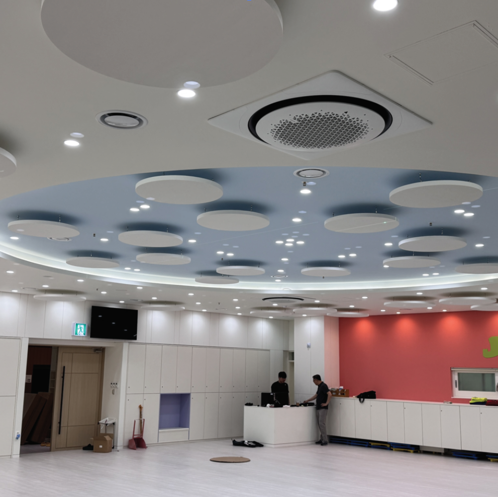 SZ CLOUD 매다는 천장재_ 파주그레이스 연수원 예배당