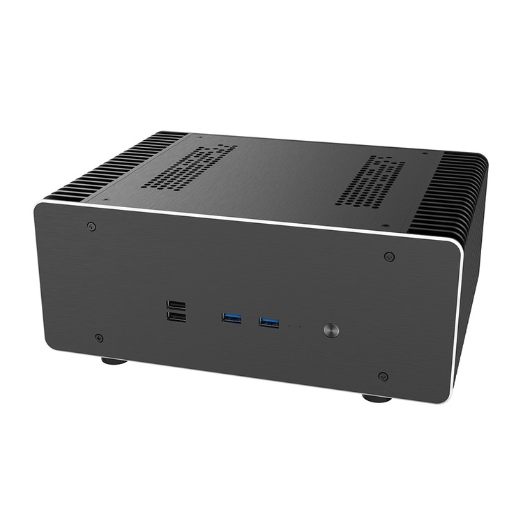 팬리스 Mini-ITX 케이스 무소음 HTPC 홈서버 65W Maxwell Pro Plus 알루미늄