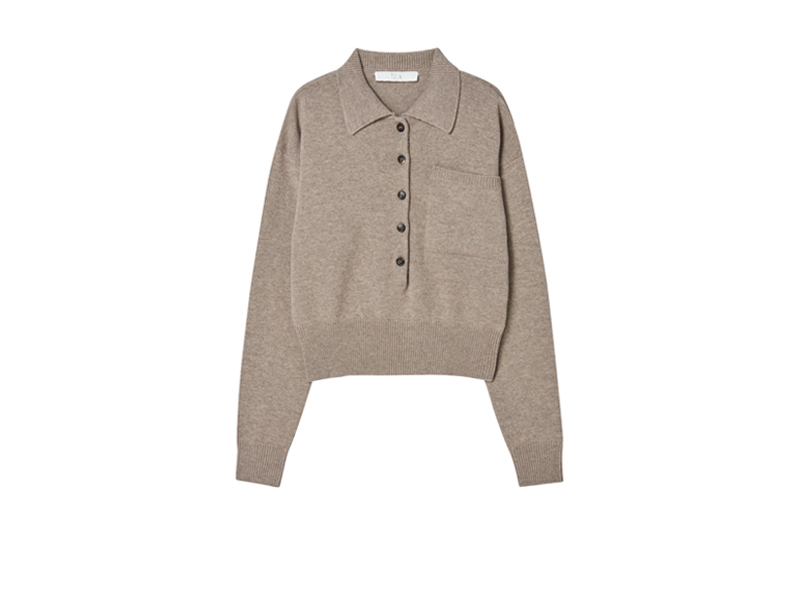 <strong>TELA KILIAN 폴로 크롭 니트탑</strong><BL> 677,000원