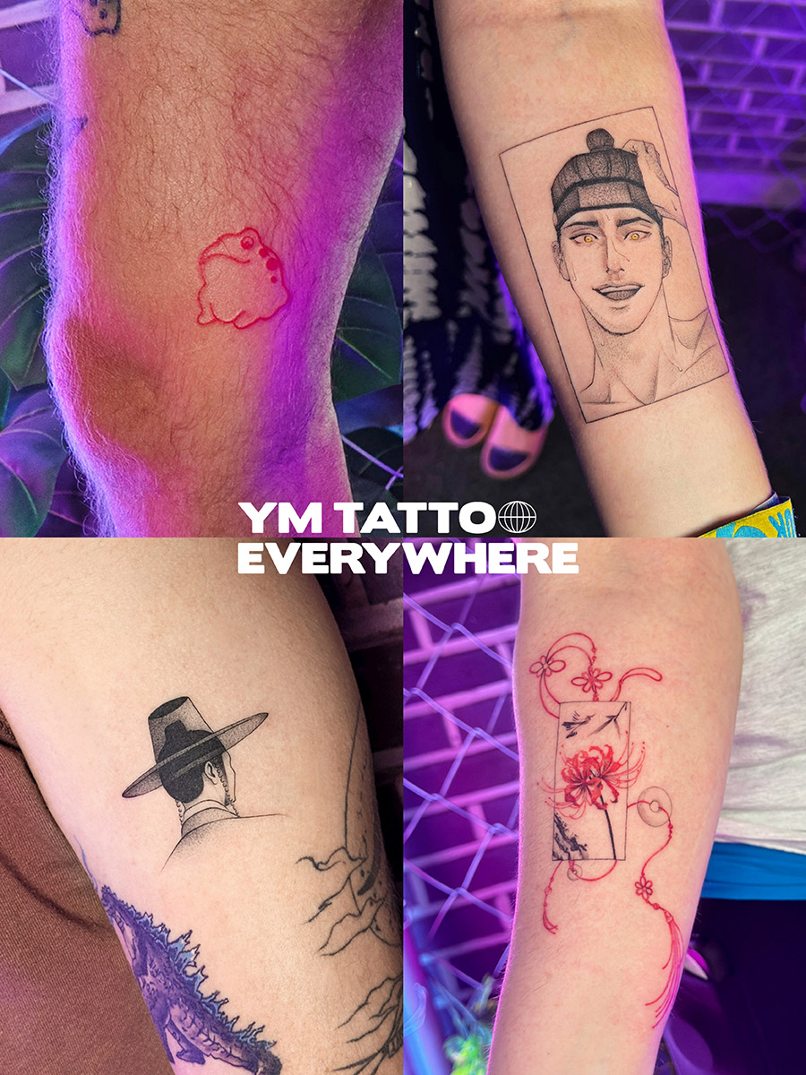 Korean tattoo ideas : Jinro Soju frog, Gat hat (Demon Hunter Saja Boys JINU), Norigae Tattoo