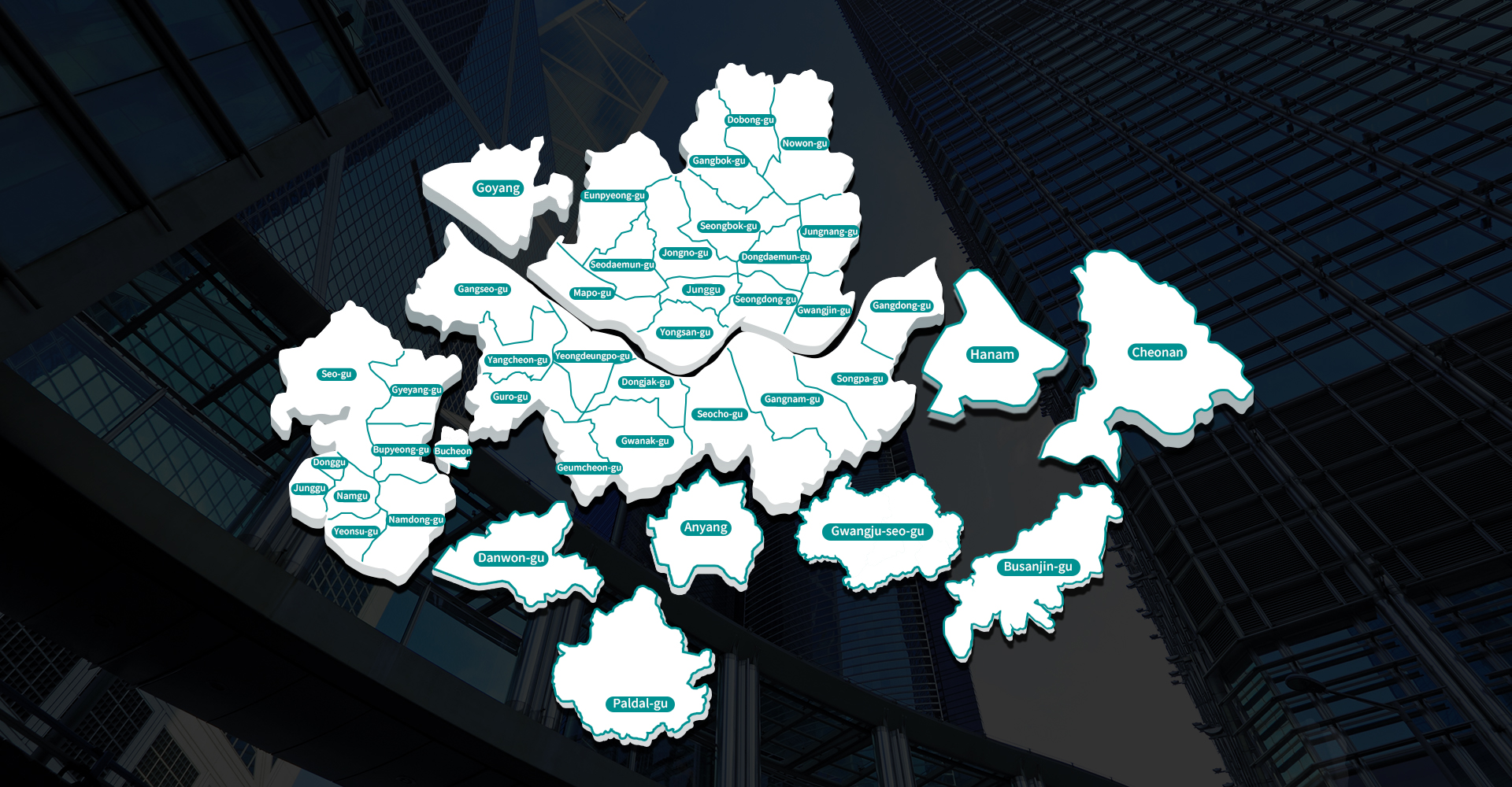 지점 안내 지도