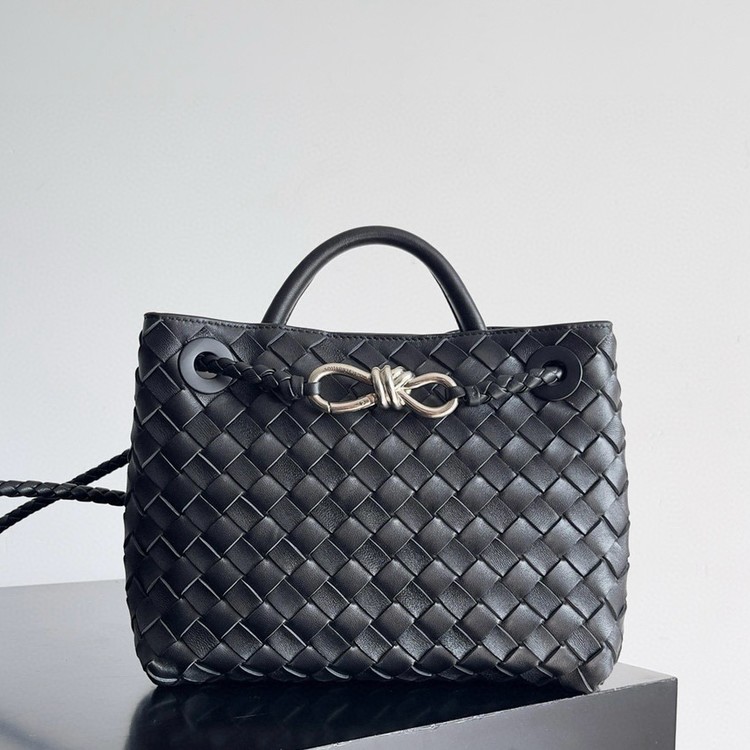 보테가베네타 스몰 안디아모 블랙 은장