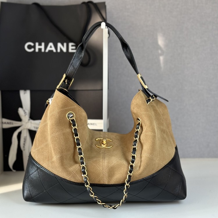 샤넬 25A 공방 스웨이드 투톤 숄더 AS5634 (하이엔드급)