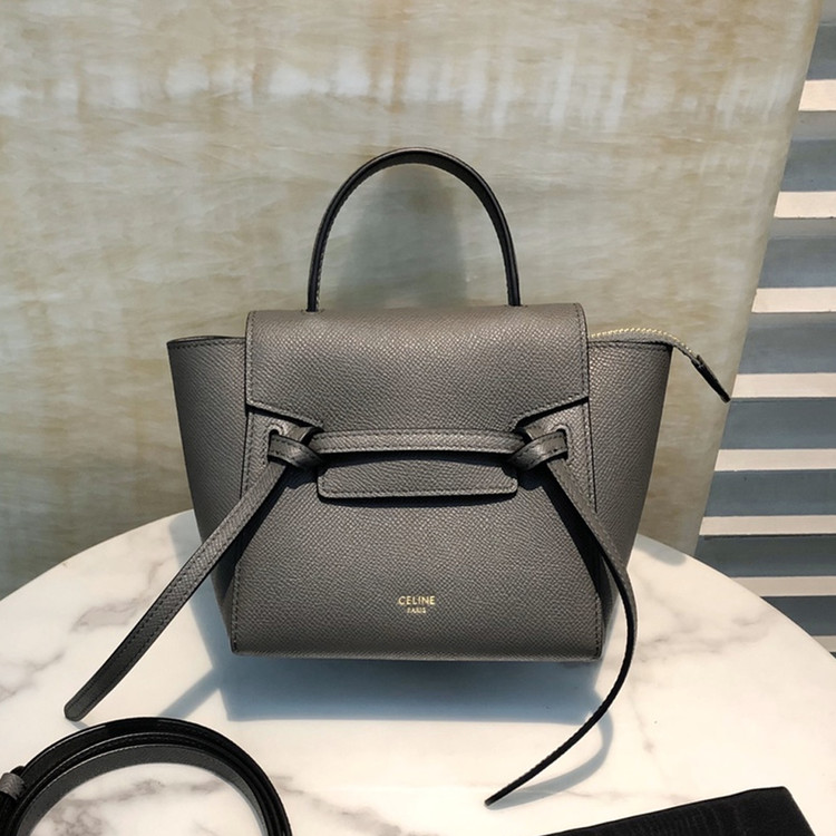 셀린느 피코 벨트백 그레이