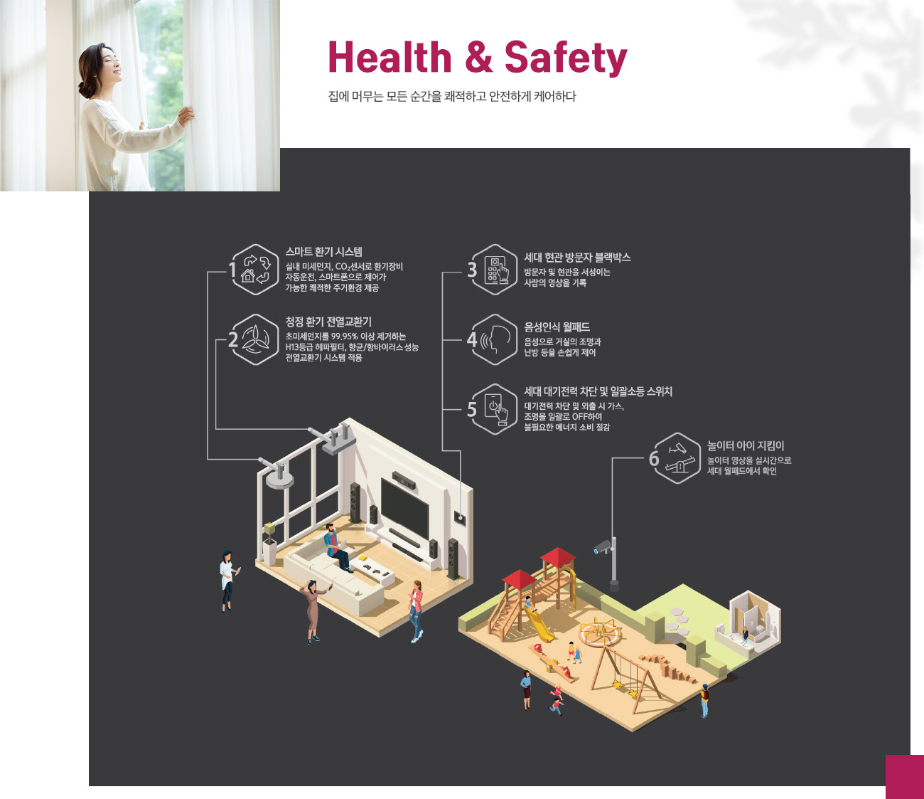서면 어반센트 데시앙 스마트홈 시스템, 모바일 앱으로 조명·난방·가스 원격제어가 가능한 첨단 주거 기술 이미지