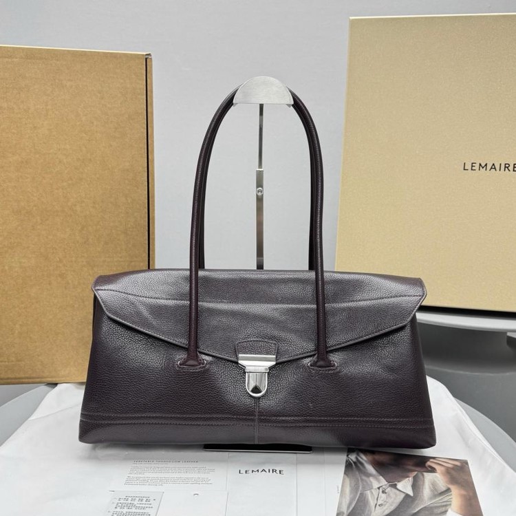 르메르 기어 카프스킨 숄더 브라운