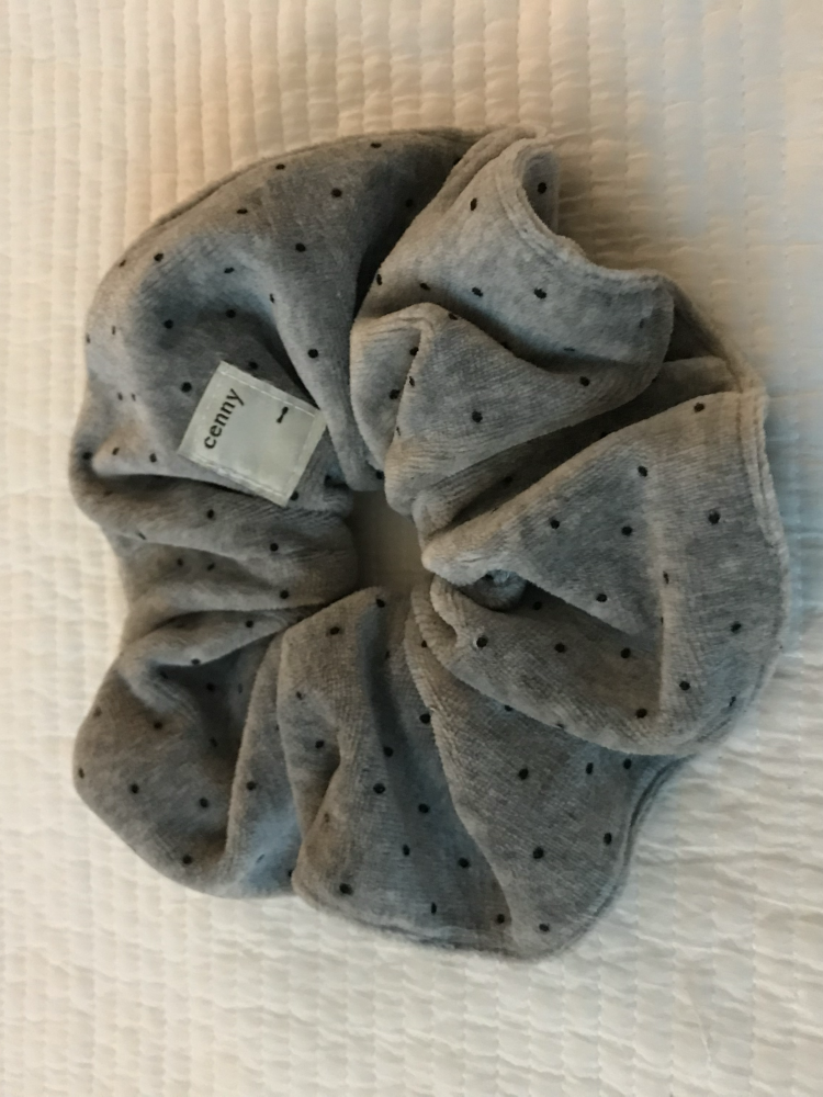 vintage hair ruffle - Velvet gray : cenny 체니