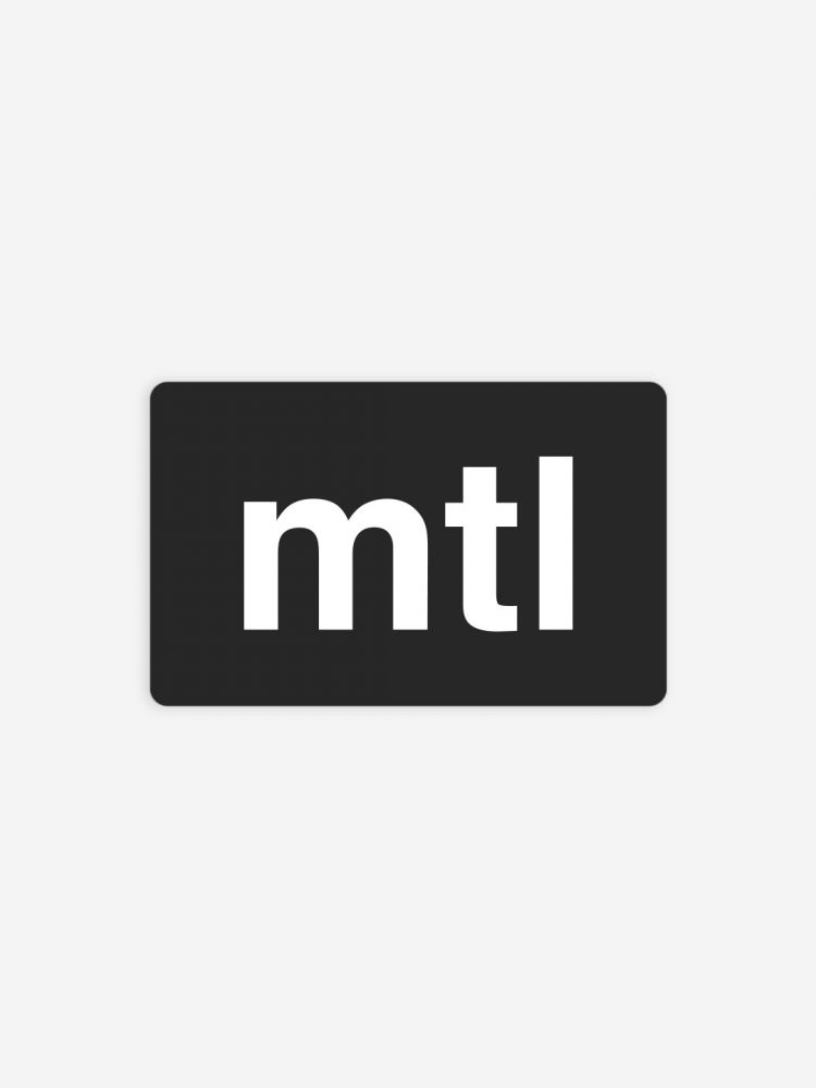 Gift Card : mtl