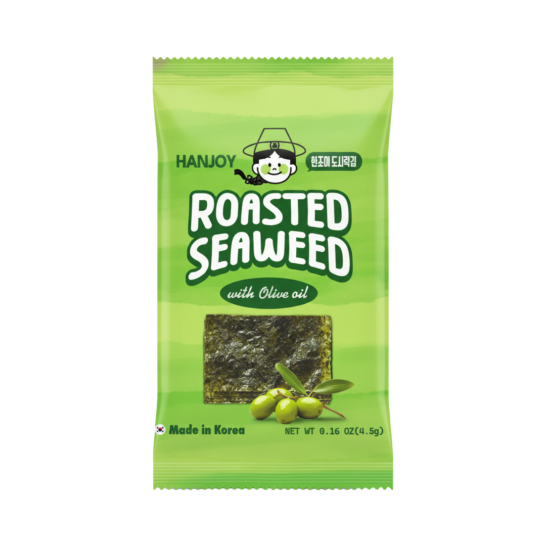 Roasted Seaweed with Olive Oil (도시락김)