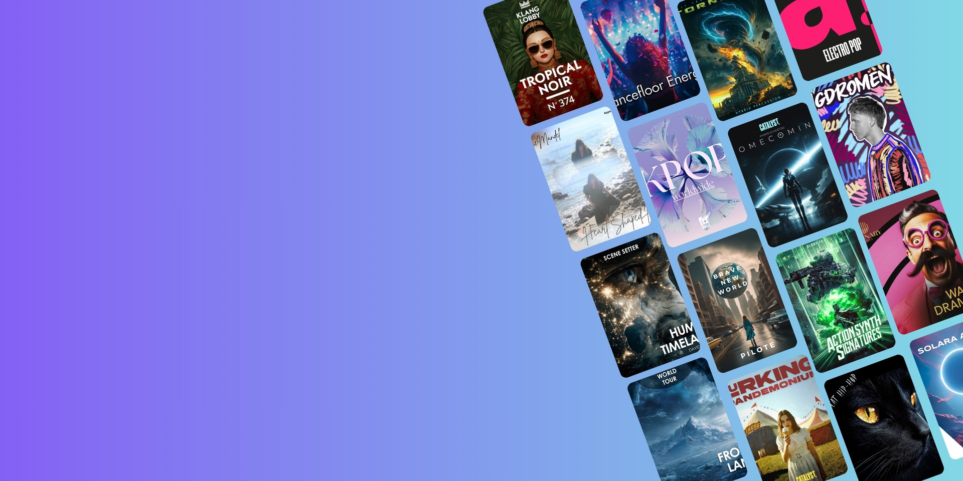 <br><br><br><br> <p style="font-size:18px; font-weight:600;">브랜드의 품격을 높이는 사운드</p>  <p style="color: #e7e7e7;">대기업, 방송, 광고 콘텐츠까지. <br>검증된 음원 전문 라이선스 솔루션</p>