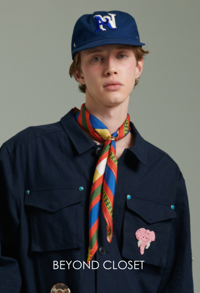 <p style="text-align: left; font-size: 14px; font-weight: bold; line-height: 1.2;""><br>BEYOND CLOSET</p><p style="text-align: left; font-size: 13px; color: rgb(118, 118, 118); line-height: 1.2;">디자이너브랜드 "비욘드클로젯"</span></p>