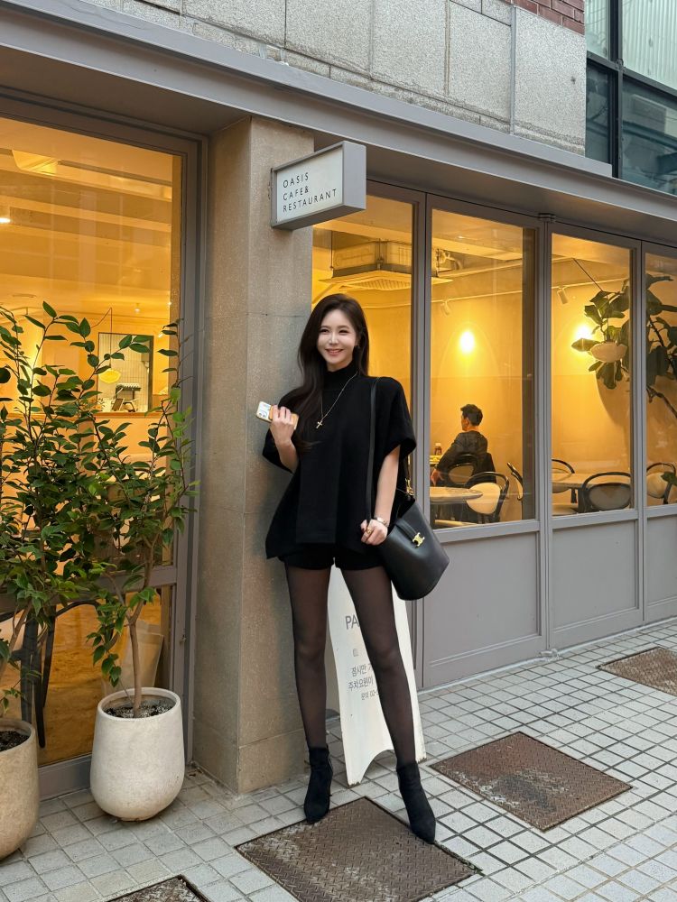 [비비안] 신상 착시핏 기모 시스루 스타킹 : K.Line