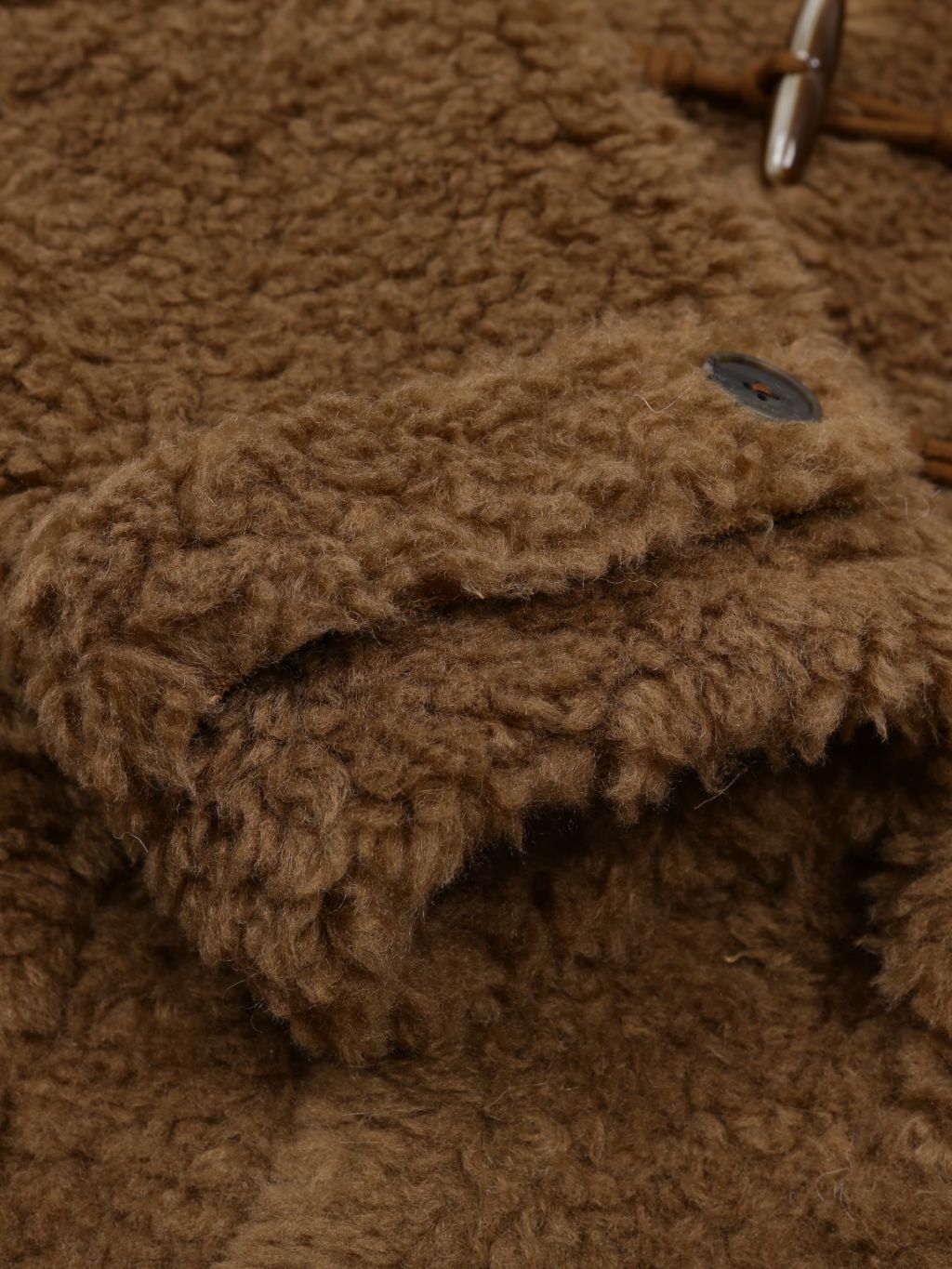 WOOL SHEARLING HOODIE MUSTANG (BROWN) : 아수라 (ASURA)