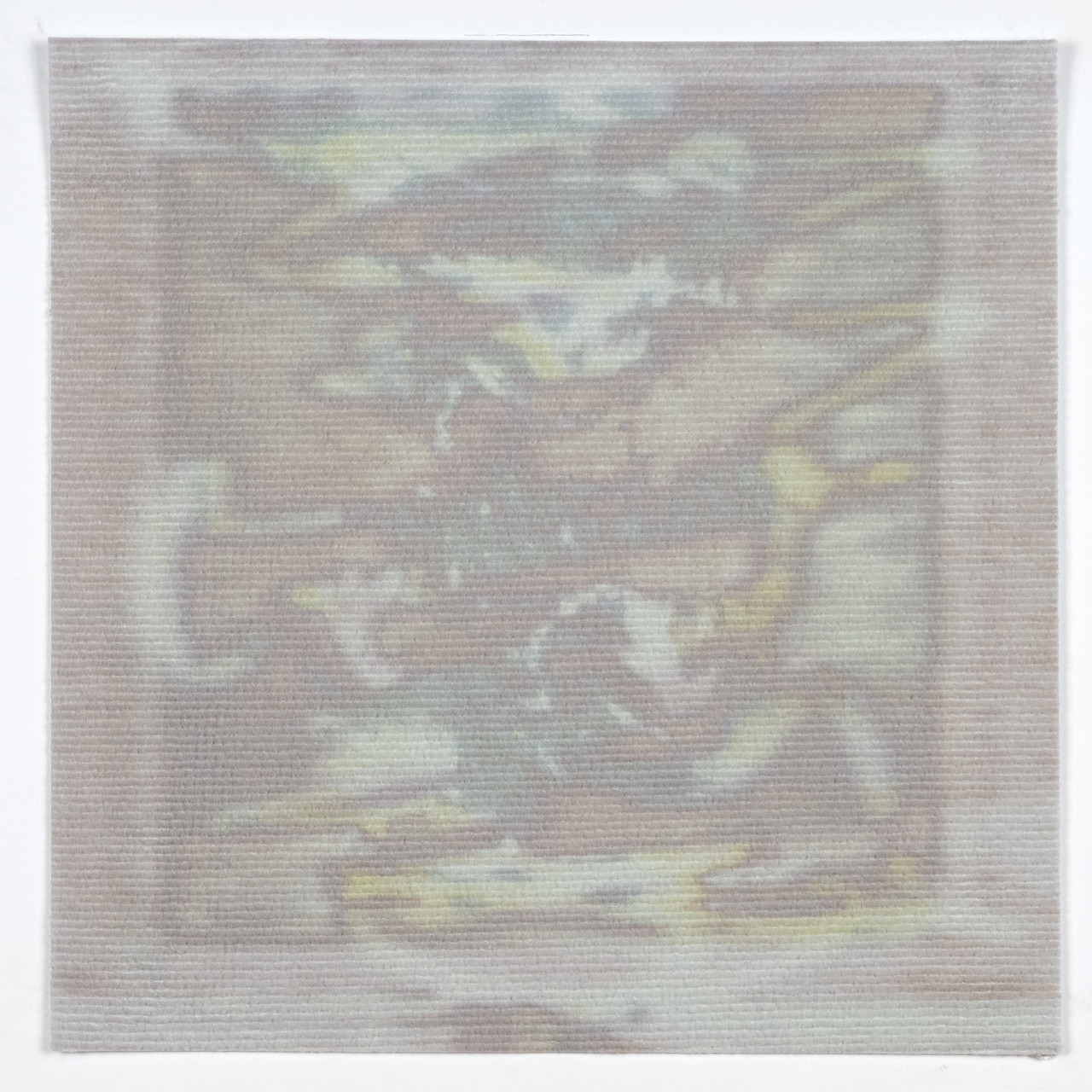 Painted Object, UV Print on Carpet, 50x50cm, 2023