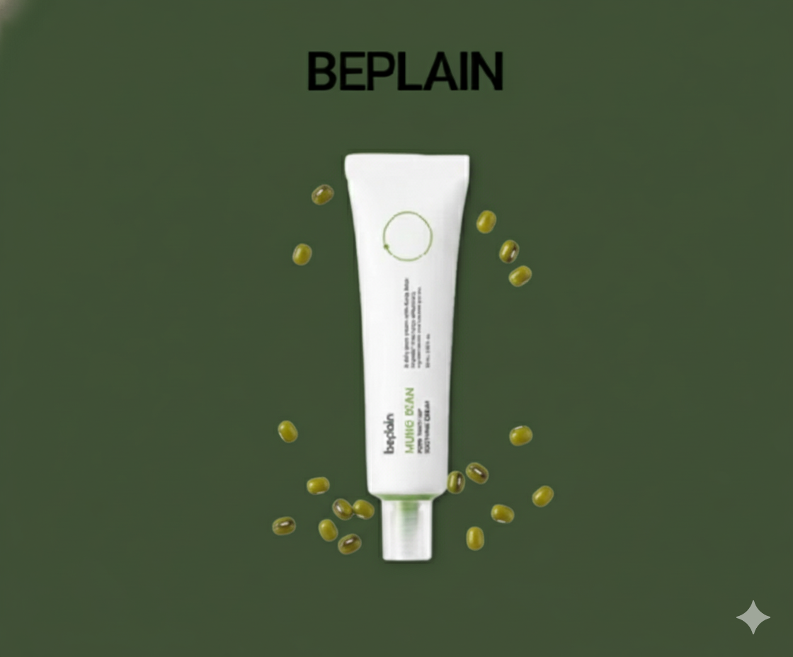 Beplain Mung Bean Pore Cream Review: A Game-Changer for Oily & Combo ...