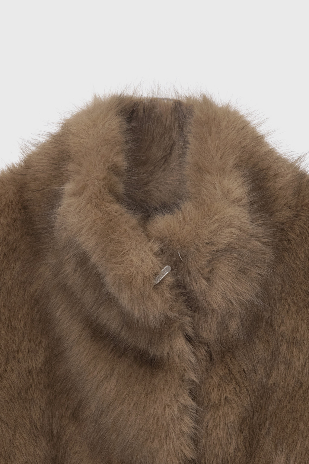 Fur Half Jacket (Ivory / Beige) : MONOHA