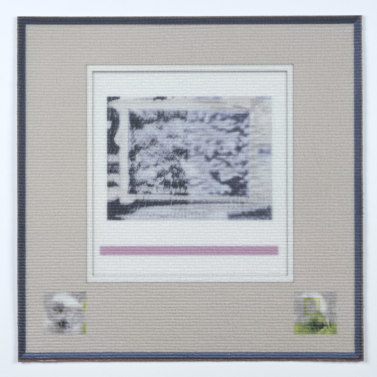Custom framer, UV Print on Carpet, 50x50cm, 2023