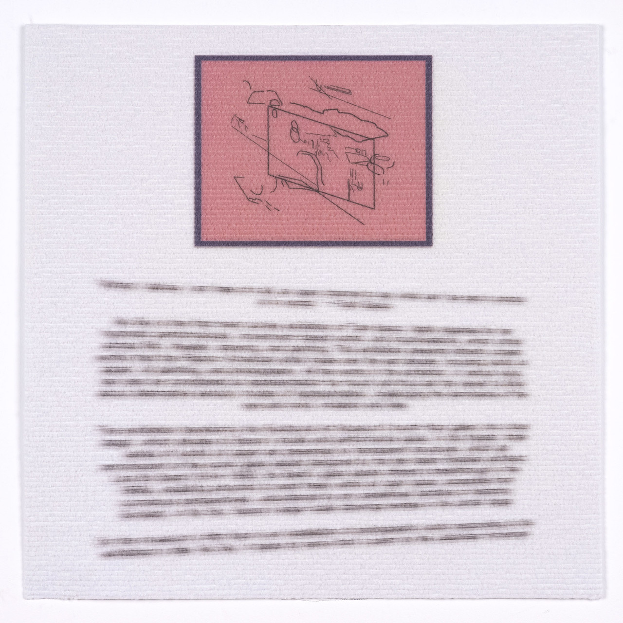 Press Release, UV Print on Carpet, 50x50cm, 2023