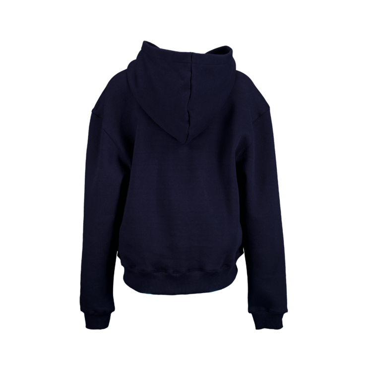 GOTTI ZIP-UP HOODIE NAVY : SHALOM