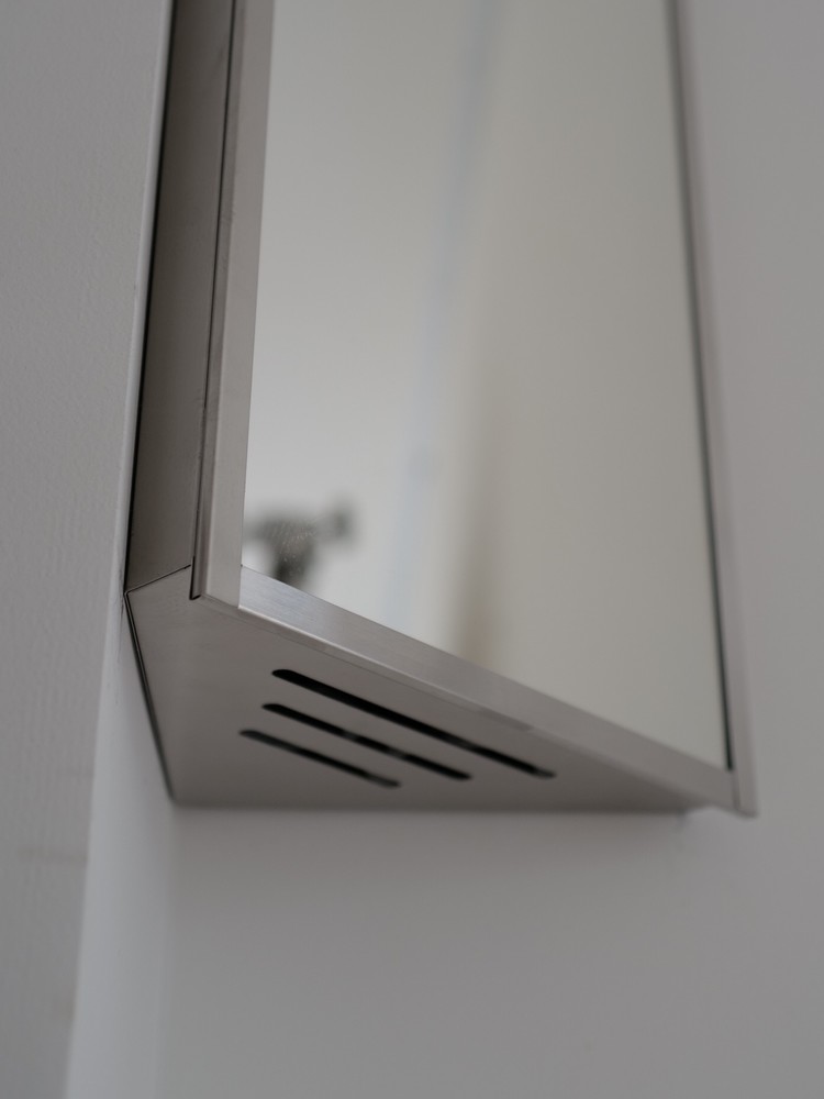 [GREY EDITION 044] Stainless 304 Medicine Cabinet Mirror, Corner